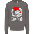 Skinhead Roman Trojan Helmet Punk Music Mens Sweatshirt Jumper Charcoal
