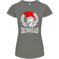 Skinhead Roman Trojan Helmet Punk Music Womens Petite Cut T-Shirt Charcoal