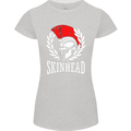 Skinhead Roman Trojan Helmet Punk Music Womens Petite Cut T-Shirt Sports Grey