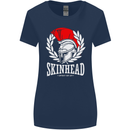Skinhead Roman Trojan Helmet Punk Music Womens Wider Cut T-Shirt Navy Blue