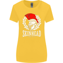 Skinhead Roman Trojan Helmet Punk Music Womens Wider Cut T-Shirt Yellow