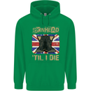 Skinhead Til I Die Punk Music Childrens Kids Hoodie Irish Green