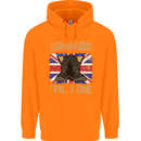 Skinhead Til I Die Punk Music Childrens Kids Hoodie Orange