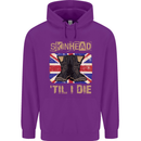 Skinhead Til I Die Punk Music Childrens Kids Hoodie Purple