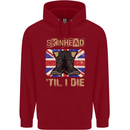 Skinhead Til I Die Punk Music Childrens Kids Hoodie Red