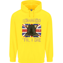 Skinhead Til I Die Punk Music Childrens Kids Hoodie Yellow