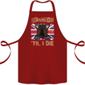 Skinhead Til I Die Punk Music Cotton Apron 100% Organic Maroon