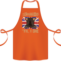 Skinhead Til I Die Punk Music Cotton Apron 100% Organic Orange