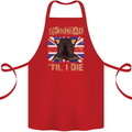 Skinhead Til I Die Punk Music Cotton Apron 100% Organic Red