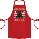 Skinhead Til I Die Punk Music Cotton Apron 100% Organic Red