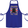Skinhead Til I Die Punk Music Cotton Apron 100% Organic Royal Blue