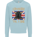 Skinhead Til I Die Punk Music Kids Sweatshirt Jumper Light Blue