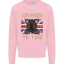 Skinhead Til I Die Punk Music Kids Sweatshirt Jumper Light Pink