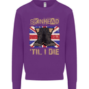 Skinhead Til I Die Punk Music Kids Sweatshirt Jumper Purple