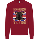 Skinhead Til I Die Punk Music Kids Sweatshirt Jumper Red