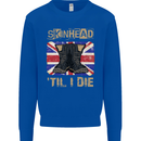 Skinhead Til I Die Punk Music Kids Sweatshirt Jumper Royal Blue