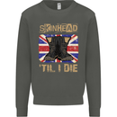 Skinhead Til I Die Punk Music Kids Sweatshirt Jumper Storm Grey