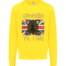 Skinhead Til I Die Punk Music Kids Sweatshirt Jumper Yellow