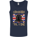 Skinhead Til I Die Punk Music Mens Vest Tank Top Navy Blue