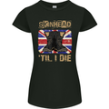 Skinhead Til I Die Punk Music Womens Petite Cut T-Shirt Black
