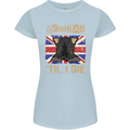 Skinhead Til I Die Punk Music Womens Petite Cut T-Shirt Light Blue