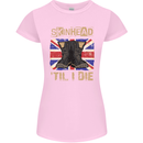 Skinhead Til I Die Punk Music Womens Petite Cut T-Shirt Light Pink