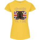 Skinhead Til I Die Punk Music Womens Petite Cut T-Shirt Yellow