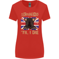 Skinhead Til I Die Punk Music Womens Wider Cut T-Shirt Red