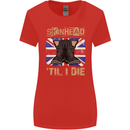 Skinhead Til I Die Punk Music Womens Wider Cut T-Shirt Red