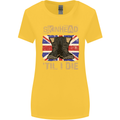 Skinhead Til I Die Punk Music Womens Wider Cut T-Shirt Yellow