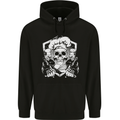 Skull Chef Cooking Cook Baker Baking Mens 80% Cotton Hoodie Black