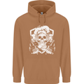 Skull Chef Cooking Cook Baker Baking Mens 80% Cotton Hoodie Caramel Latte