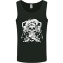 Skull Chef Cooking Cook Baker Baking Mens Vest Tank Top Black