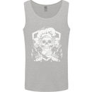 Skull Chef Cooking Cook Baker Baking Mens Vest Tank Top Sports Grey