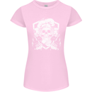 Skull Chef Cooking Cook Baker Baking Womens Petite Cut T-Shirt Light Pink