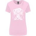 Skull Chef Cooking Cook Baker Baking Womens Wider Cut T-Shirt Light Pink