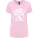 Skull Chef Cooking Cook Baker Baking Womens Wider Cut T-Shirt Light Pink