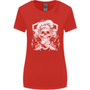 Skull Chef Cooking Cook Baker Baking Womens Wider Cut T-Shirt Red