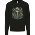 Skull City Biker Gothic Evil Kids Sweatshirt Jumper Black