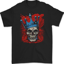 Skull King Mens Gildan Cotton T-Shirt Black