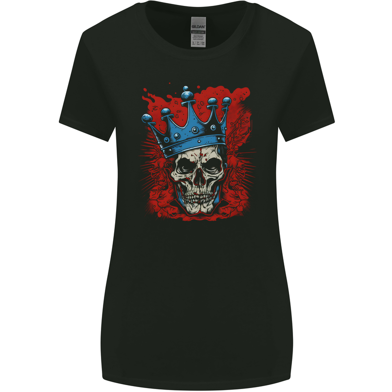 Skull King Womens Wider Cut T-Shirt Black