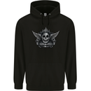 Skull Live Free or Die Childrens Kids Hoodie Black