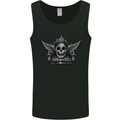 Skull Live Free or Die Mens Vest Tank Top Black