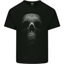 Skull Made of Circles Kids T-Shirt Childrens Black