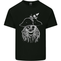 Skull Pirate Kids T-Shirt Childrens Black