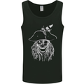 Skull Pirate Mens Vest Tank Top Black