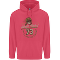Skull Rider Motorcycle Biker Motorbike Childrens Kids Hoodie Heliconia