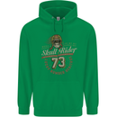Skull Rider Motorcycle Biker Motorbike Childrens Kids Hoodie Irish Green