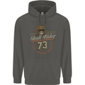 Skull Rider Motorcycle Biker Motorbike Childrens Kids Hoodie Storm Grey