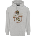 Skull Rider Motorcycle Biker Motorbike Mens 80% Cotton Hoodie Sports Grey